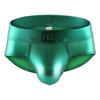 Men's Shawls Underpants Suits Faux Leather Cutout Stage Costumes Sissy Chest Harness Men  BDSM Fetish Underwear Bondage