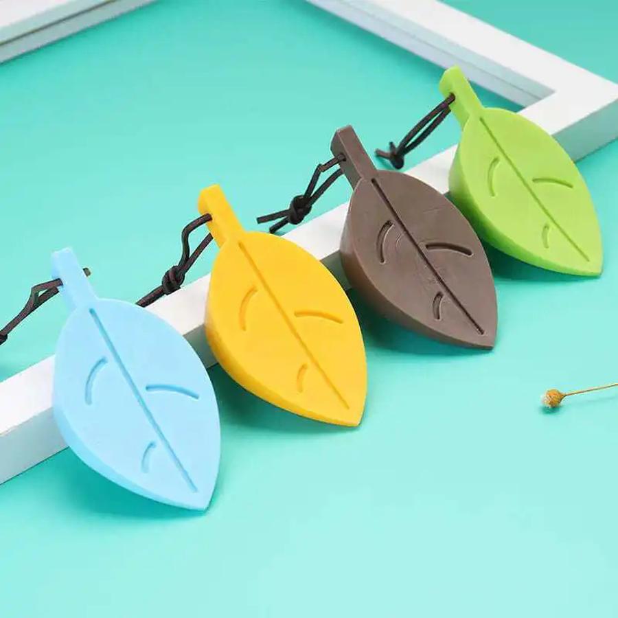 Creative Leaf Silicone Door Guard Anti-Bump Child Safety Door Stopper 3D Hanging Doorstop