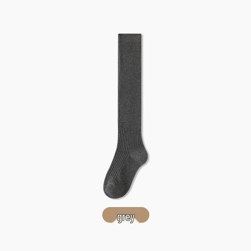 Women's Over-the-Knee Cotton Socks: Slimming, Micro-Pressure Design for Autumn/Winter—Perfect for Skirts
