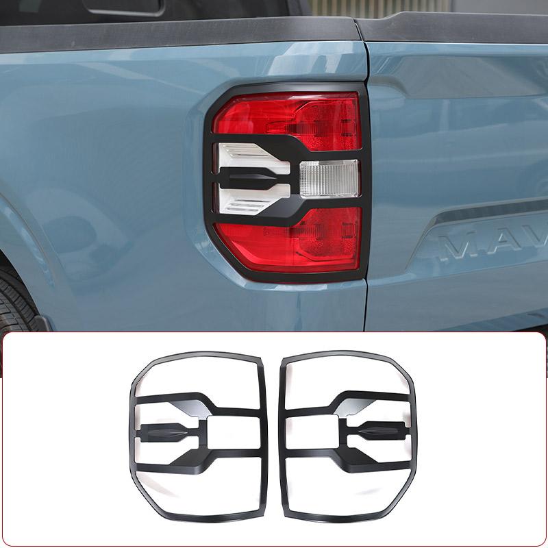 Car Rear Tail Light Decorative Frame Cover ABS Matte Black/Glossy Black/Silver For Ford Maverick 2026 2026 2026 Car Accessories
