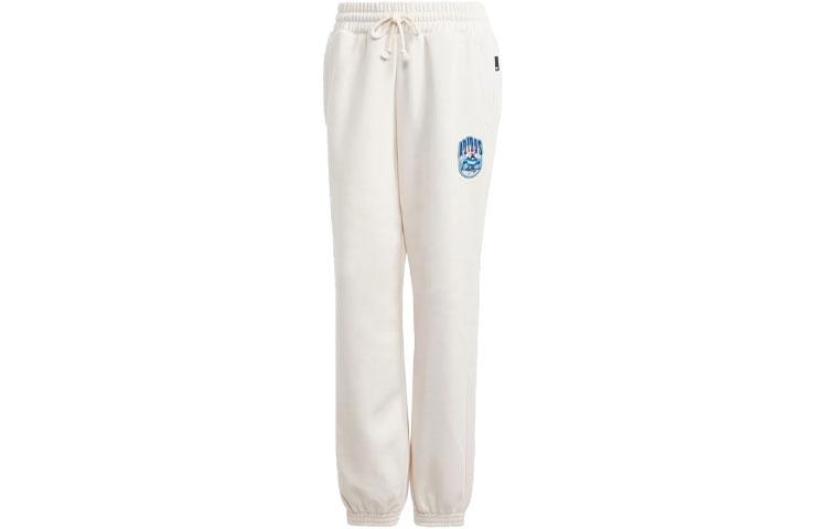 

Adidas Originals Knitted Sweatpants Women s Pink White Moderate Cuffed Pants IT1743 L