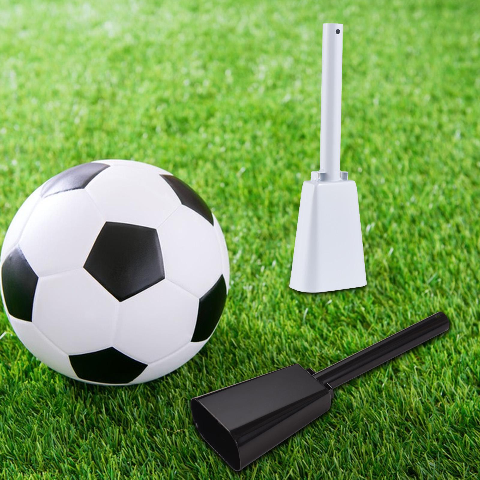 Kuhglocken Mit Griff – 2 Stück, 24,9 Cm, Laut & Inkl. Handgelenkband | Für Sportevents, Partys & Als Alarmglocke