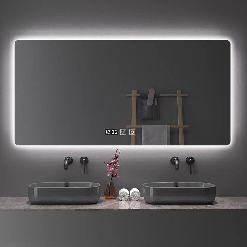 Modern Minimalist Multifunctional Smart Bathroom Mirror with Defogging and Light