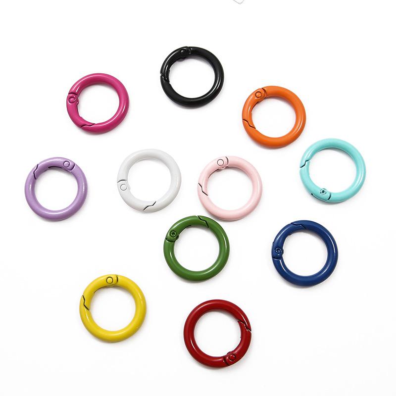 Bunter Frühling Legierung Sprühfarbe Pfirsichherz & Achterschleife Schlüsselanhänger DIY Schmuck Materialpaket