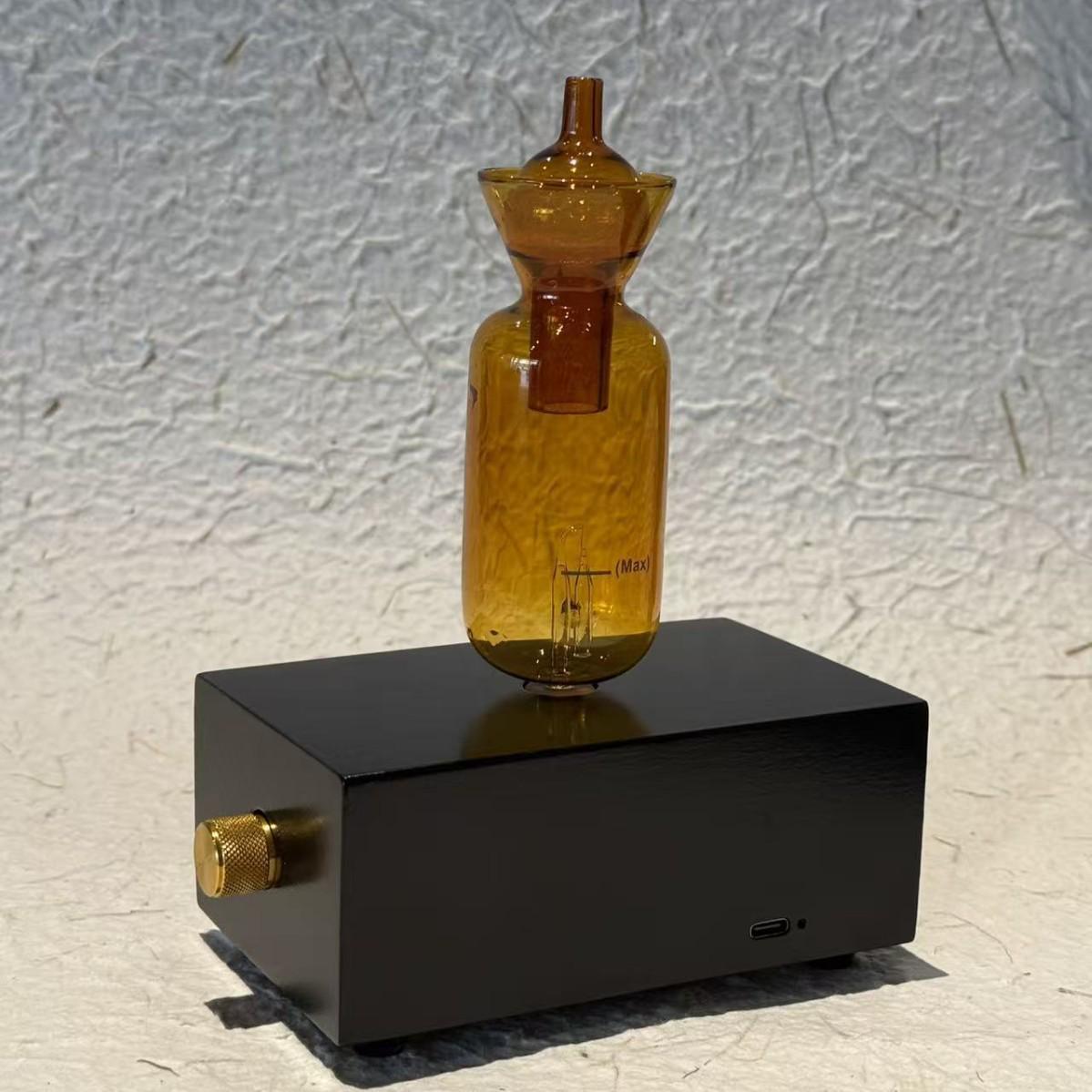 Premium Glass Aroma Diffuser: Retro Fragrance for Home & Bedroom Air Freshening.