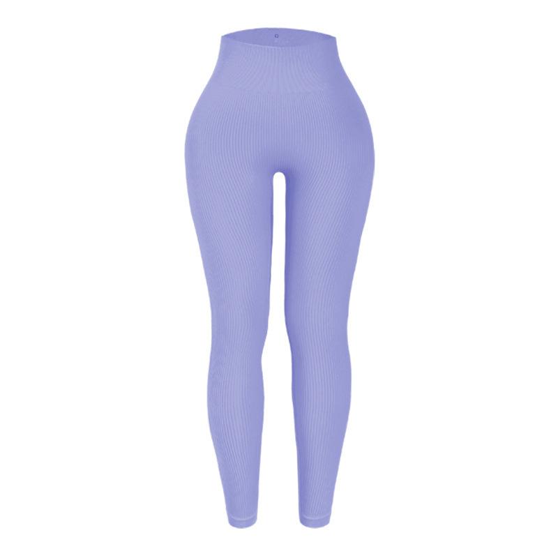 Threaded Peach Hip High Waist Quick Drying Seamless Breathable Abdominal Compression Tight Fit Fitness Pants Yoga Pants For Women