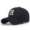 ZHENYUEQI Metal Thread 3D R-Letter Baseball Cap