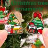 Cartoon Weihnachtsbaum Schlüsselanhänger Anhänger, Student Niedlicher Taschenanhänger, Weihnachtsdekoration Kleines Geschenk