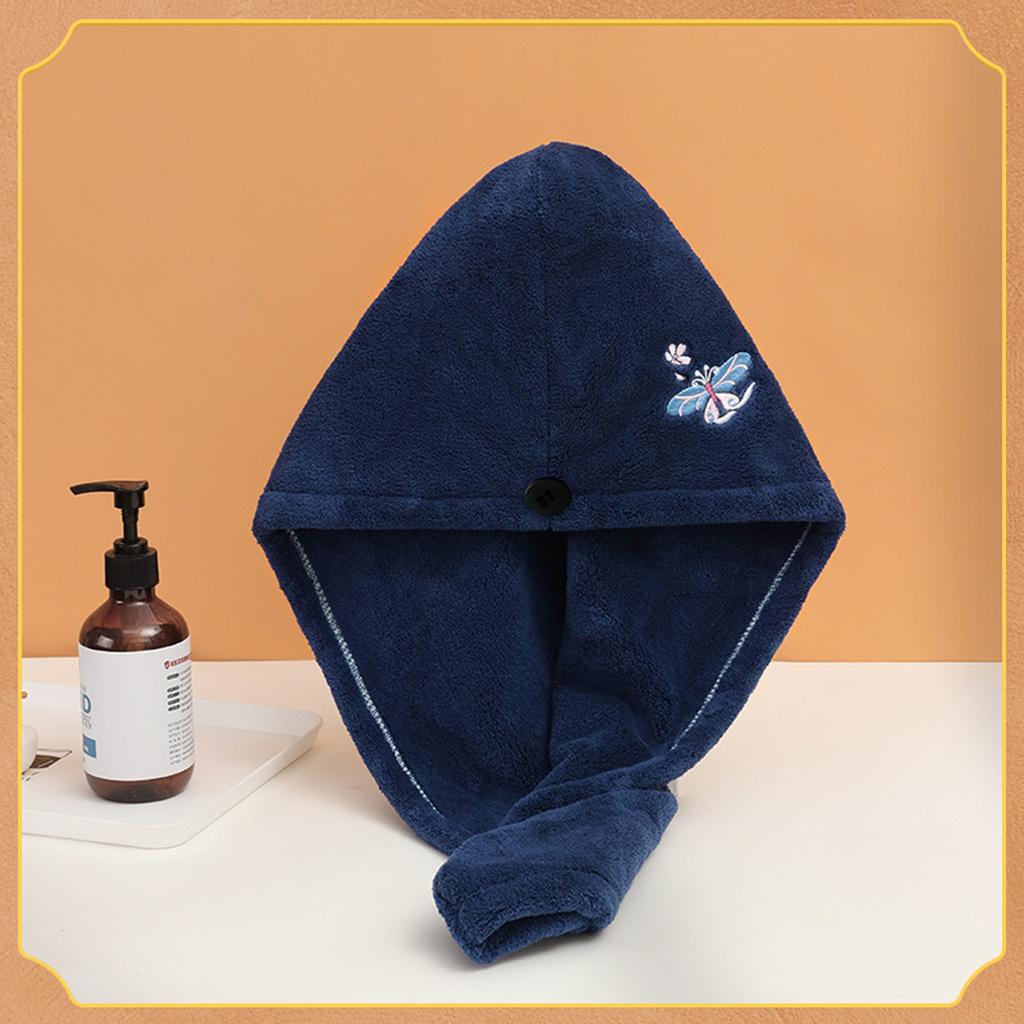 Instant Dry Hair Towel  Fast Drying Hair Towel Fast Absorbent Hat Cap