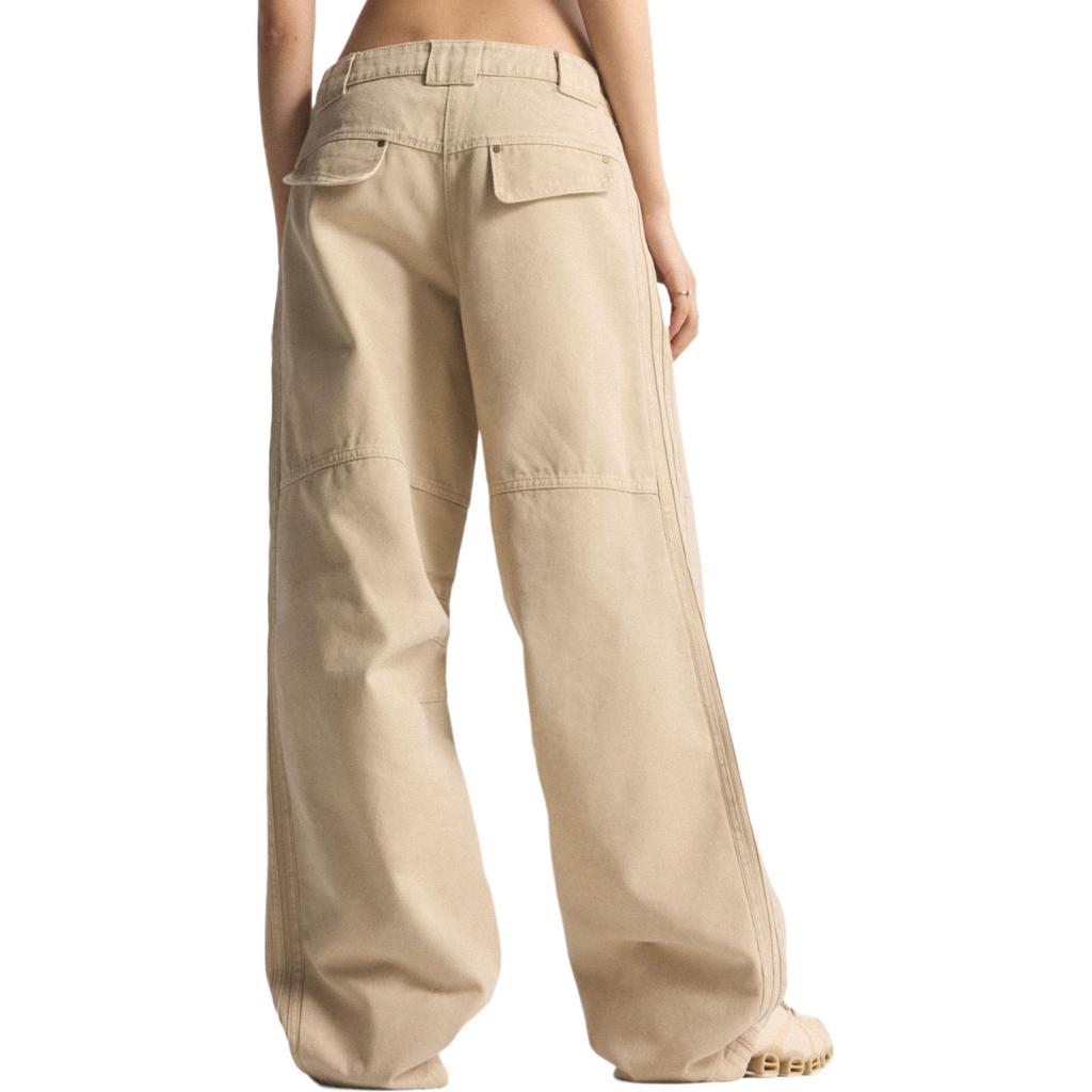 adidas Originals Loose Fit Casual Pants With Zipper Women Bottoms KC8892