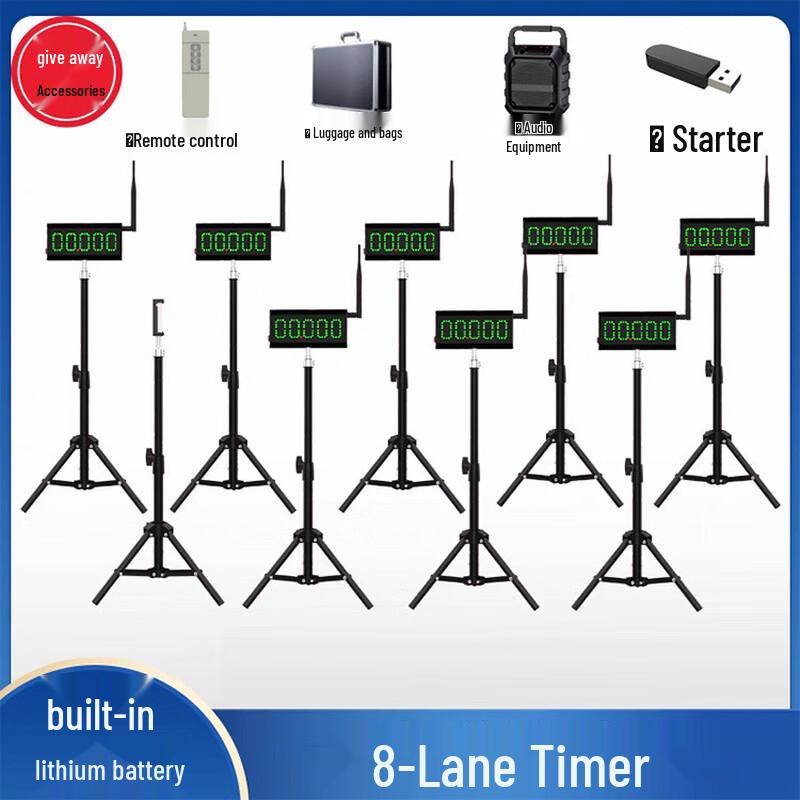 Bosley 8-Lane Wireless Track & Field Timing System