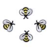 Non-woven Fabric Bee Embroidered Patches  Applique DIY Decoration Sewing Patches  Bags