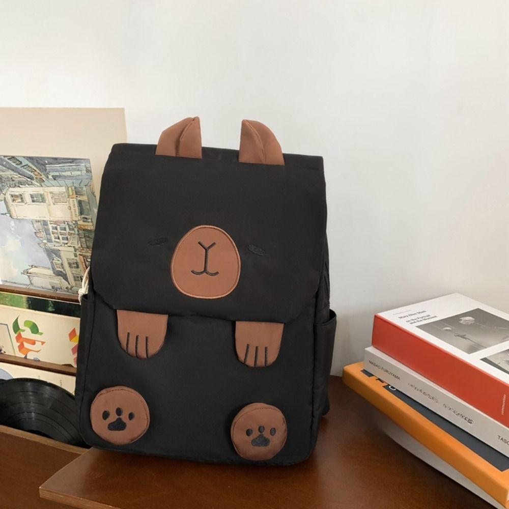 Capybara-Rucksack, Büchertasche für Studenten, große Kapazität, Reisetasche, Umhängetasche, Paar, Briefträgertasche, Handtasche, Geschenk