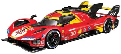 Bburago Ferrari 499P Le Mans 2024 Sieger Fensterbox Fertigmodell 1/24 Nr. 50 18-26312