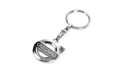 Metal Keychain with Volvo Logo
