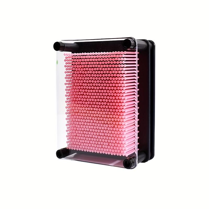 DIY 3D Pin Art Set with 4 Color Options - Rainbow Plastic Pin Art Board Sensory Sculpture, Perfect Gift for Various Pin Art Creations