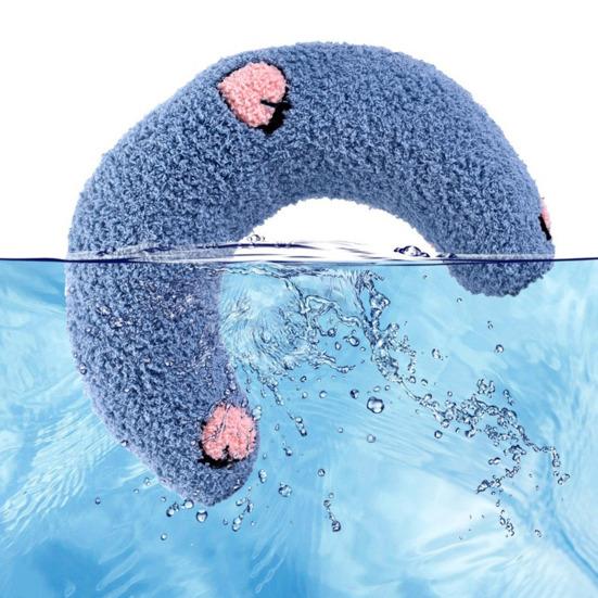 U-Shaped Pet Pillow Cat Sleep Pillow Soft Plush Neck Support Cushion Pet Snuggle Pillow for Puppies Kittens