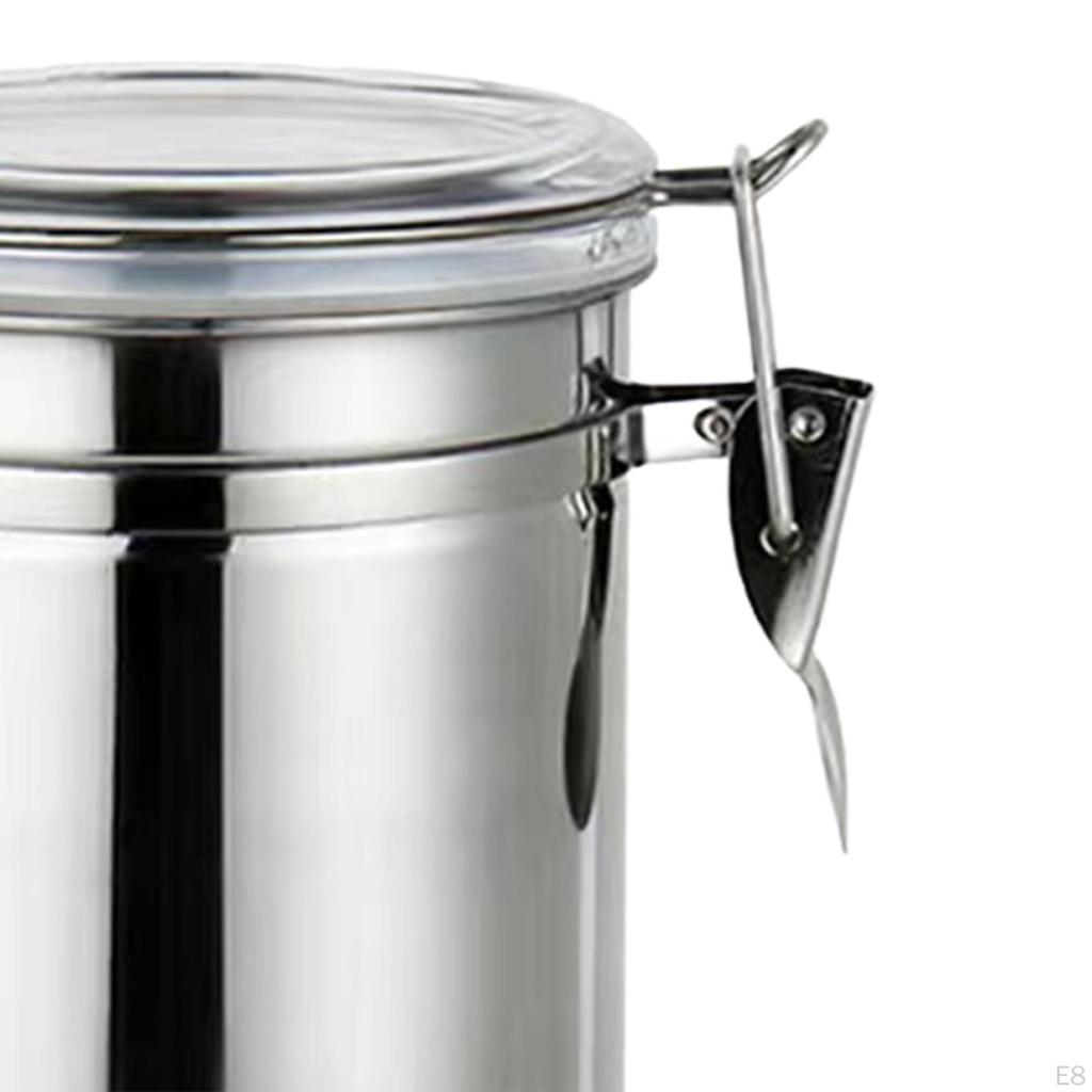 Lufttett oppbevaringsbeholder for kaffebønner, Multifunksjonell kjøkkenbeholder for korn, Te-sukkerbeholder