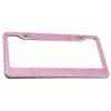 Crystal Stainless Steel Car Frame Plate Bling License Plate License Plate Frame For USA Truck