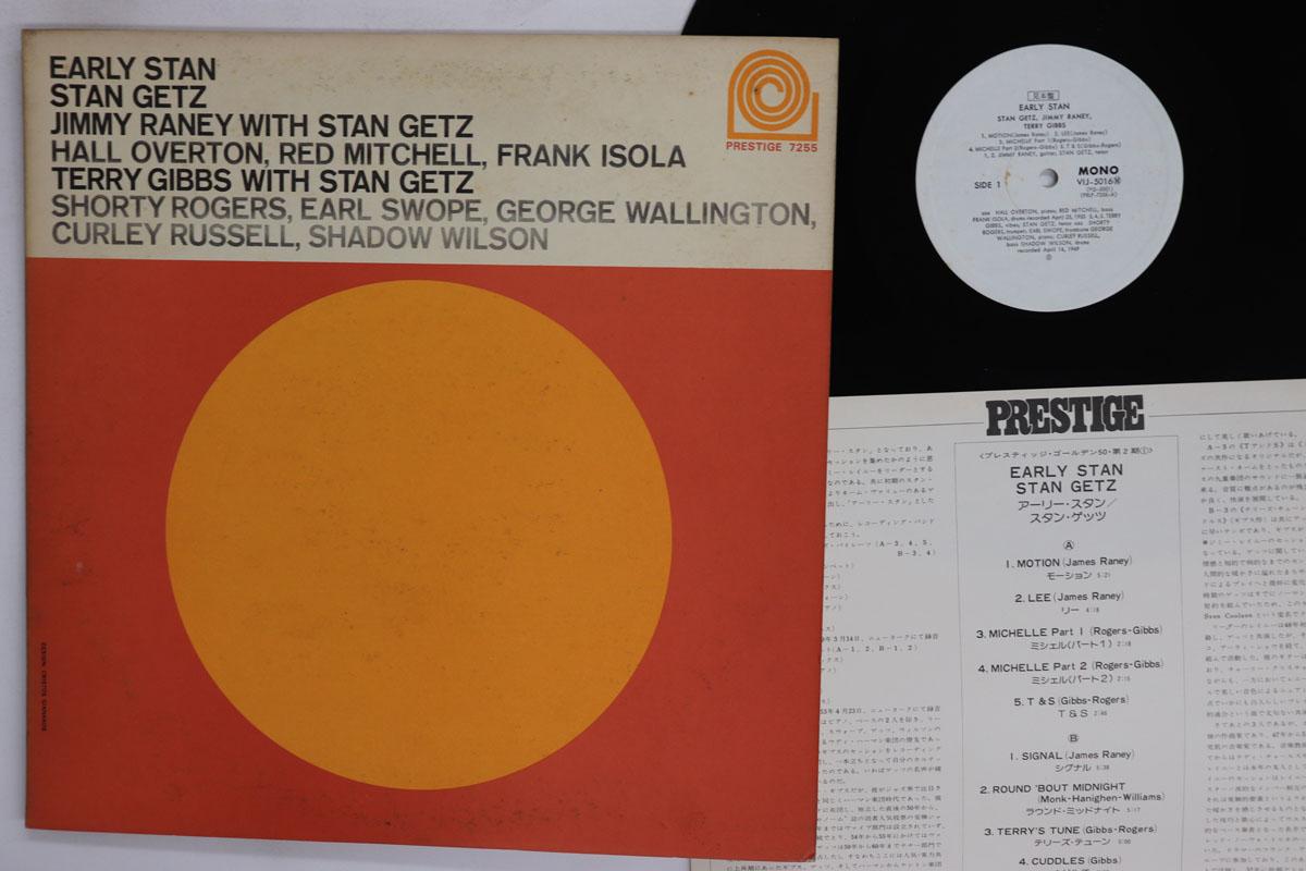 Виниловая пластинка STAN GETZ Early Stan VIJ5016PROMO PRESTIGE 1977 Япония Джаз Б/у