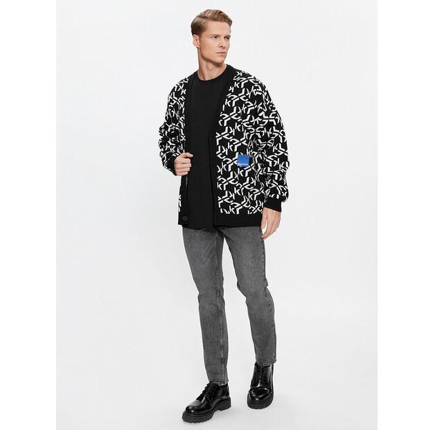 Cardigan Karl Lagerfeld Jeans Klj Monogram Jacquard Cardigan