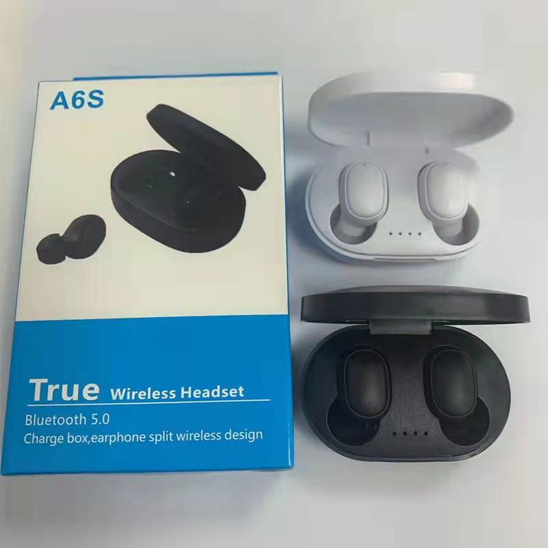 Macaron E6S/A6S/E7 Bluetooth Headset with Digital Display - Sports Mini Earbud Style