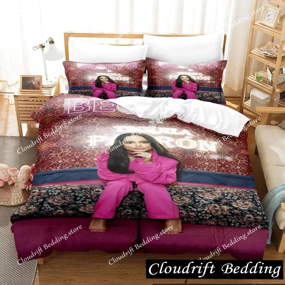 3D Print Sexy Girls Becky G Bedding Set Duvet Cover Bed Set Quilt Cover Pillowcase Comforter King Queen Size Boys Adult Bedding