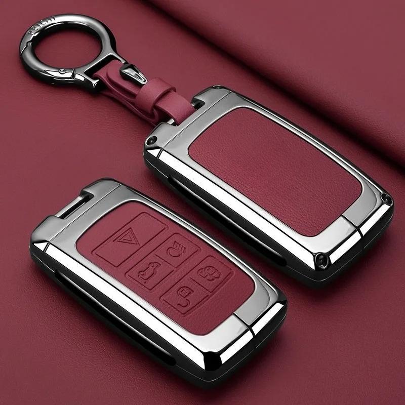 Car Key Case Bag Cover Shell For Jaguar Xf Xj Xe S-Type F-Type X-Type F-Pace I-Pace E-Pace Android Xfr Xkr Keychain Accessories