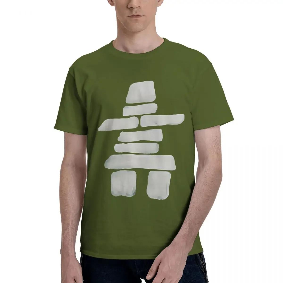 Inukshuk 100% Cotton Casual Breathable Confortable Totoro Men s T-Shirts T Shirt Men XXL
