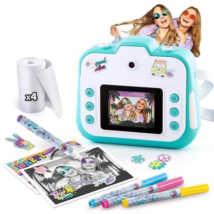Fotocamera istantanea 3 in 1 - CANAL TOYS - CLK 001 - Blu - A partire da 8 anni bianco