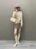Women's Cashmere Knitwear: Loose Cardigan for Autumn-Winter