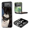 Cartoon Cute Black Cat Phone Case For Samsung Galaxy Z Flip7 Flip6 5G Flip5 Flip4 Flip3 ZFlip 7 6 3 4 5 Shockproof Back Cover Ga
