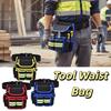 Large-Sized Electrician's Tool Bag One-Piece Design Tool Waist Bag Thickened Waist Bag  Electrician