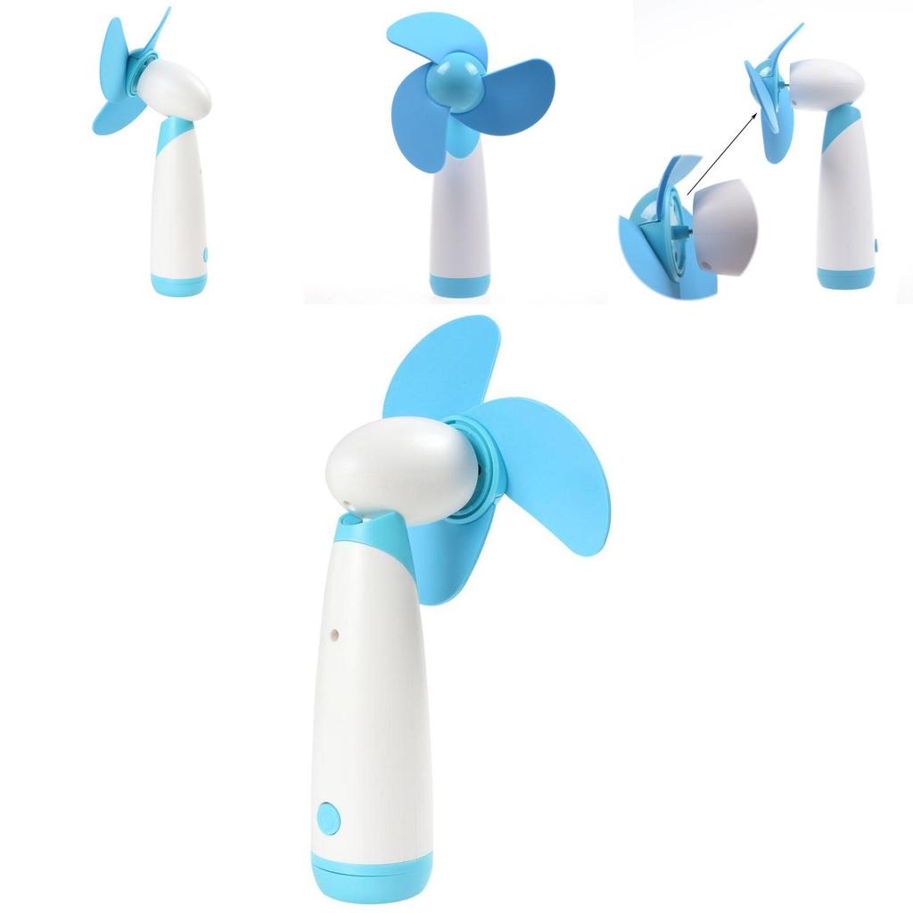Handheld Mini Fan With Dry Battery For Travel And Outdoor Use Perfect For Students And Office