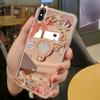 Custodia a specchio Redmi Note 10 Pro con supporto in strass gioiello: Custodia Protettiva Morbida per Donne