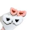 Street Catwalk Fashion Glasses Plush Love Sunglasses Peach Heart Dance Party Funny Heart Sunglasses