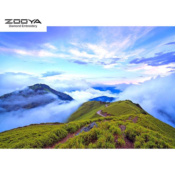 

ZOOYA DIY 3D квадратная алмазная картина пейзажная вышивка крестиком домашний декор