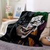 1pc Batman Joker Flannel Throw Blanket - HD Printed Lightweight Soft Warm All-Season Blanket for Sofa, Bed, Travel, Camping191