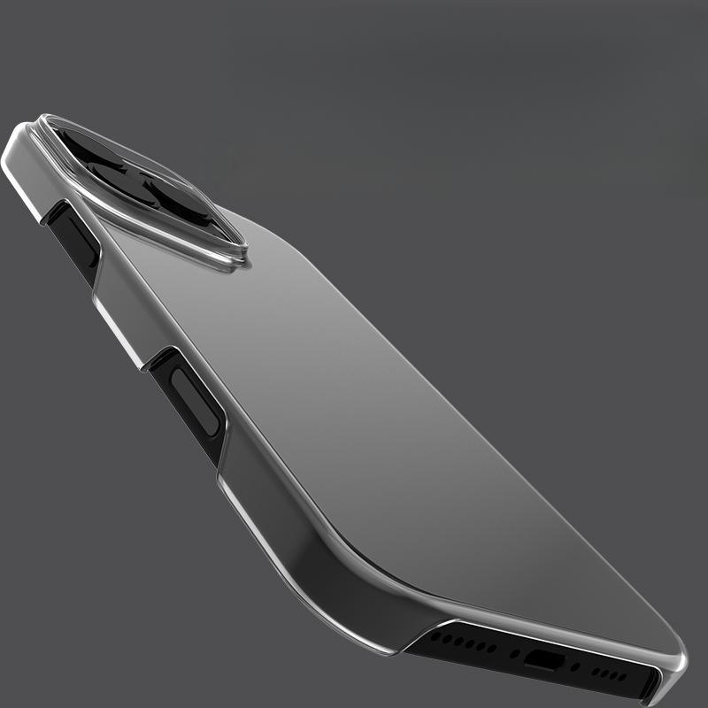 Suitable for Apple IPhone16 Phone Case, PC Transparent Perforated Camera, Scratch-resistant Flip Cover Leather Case and Protective Cover