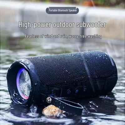 Waterproof Outdoor Bluetooth Speaker with Subwoofer and Long Battery Life