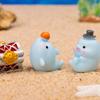 Mini Resin Dolphin,Miniature Dolphin Figures to Hide Landscape Decors Dollhouses Decors,Garden Aquariums Potted Ornament
