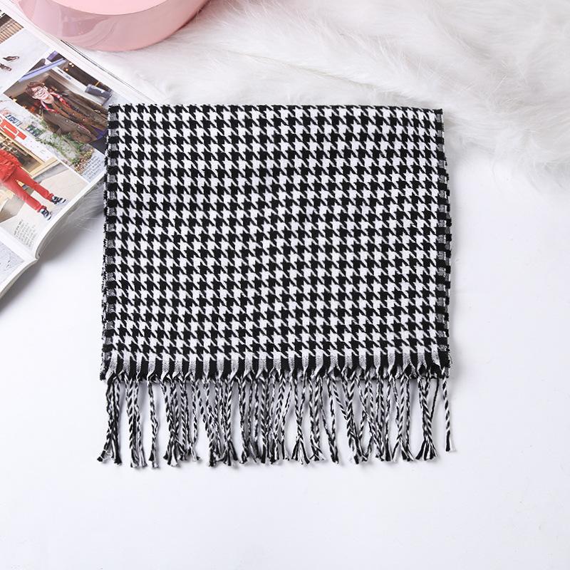 Fashion British Plaid Cashmere Scarf Children'S Autumn And Winter Men'S Couple Warm Shawl Scarf