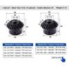 45# Steel 1M 20T To 80T Spiral Bevel Gear 1 Modulus 1 : 4 90 Degrees Differential Gears Same Ratio Diameter 6mm 8mm Hole
