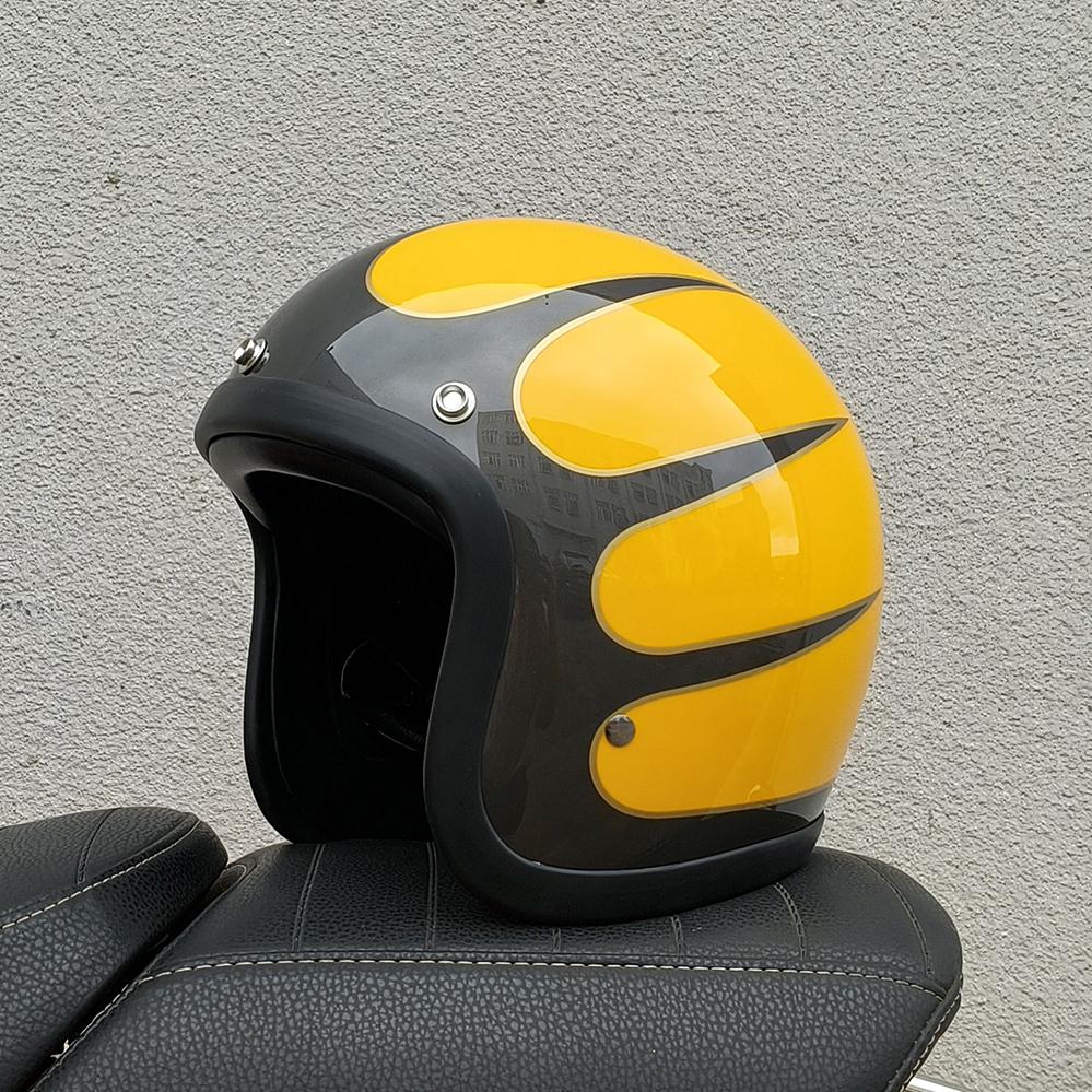 Low Profile Open Face Retro Small Shape Motorbike Helmet Motorcycle Helmet TT&COCASCOS 500TX Helmet Japanese Style Korea Style