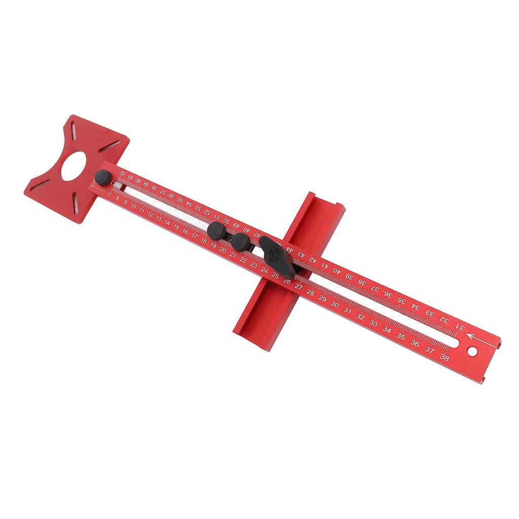Router Milling Groove Bracket Aluminum Alloy Adjustable Multifunctional Cabinet Hardware Jig and Router Guide for