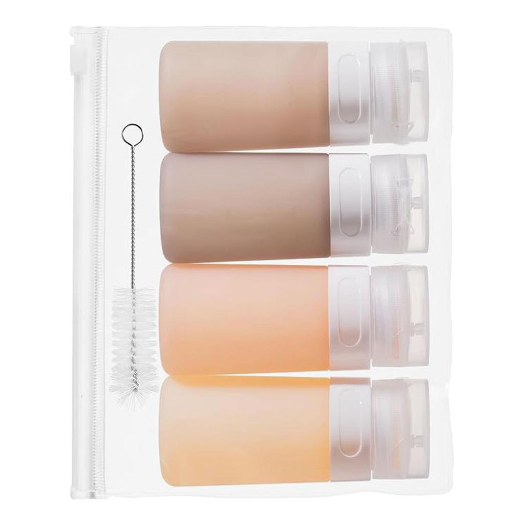 Lekkasjesikre Plastbeholdere for Saus til Matboks og Reiser Krydderklemflasker Salatdressinger Beholder