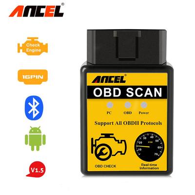 OBD2 Сканер Bluetooth Автомобильный диагностический инструмент сканирования Проверка двигателя Сброс подушки безопасности Свет Авто инструменты