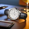 Casual Business Quartz Watch Leather Belt Men Wristwatch