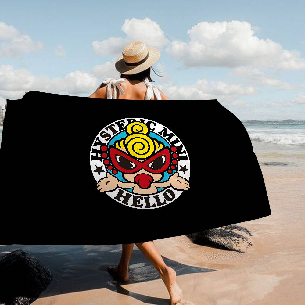 Japan Fashion Hysteric Mini Microfiber Beach Towel Absorbent Quick Dry Soft Yoga Swimming Resort Mountain Climbing Towel