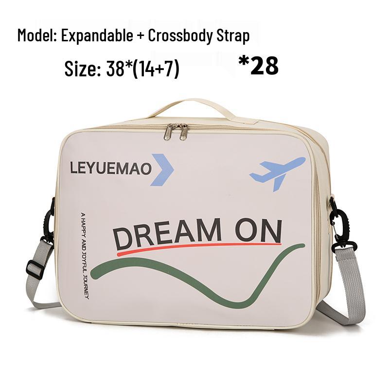Travel Duffel Bag: Oxford Fabric Rolling Luggage and Storage Bag